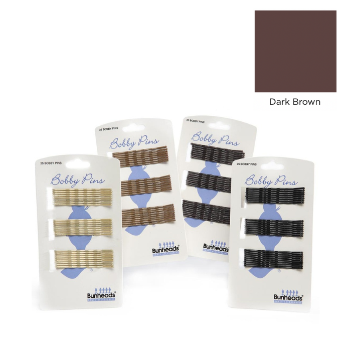 Bobby Pins - Dark Brown