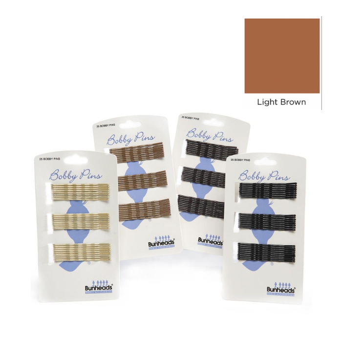 Bobby Pins - Light Brown